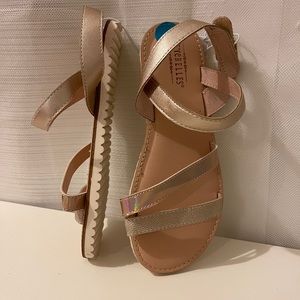 New Girls Holographic Slingback Sandal Size 2